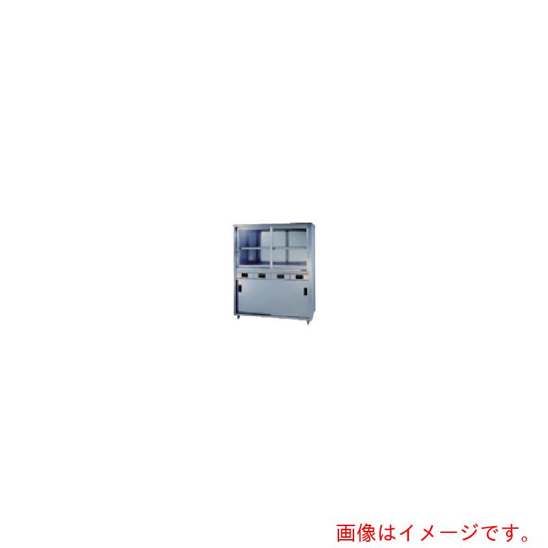 【別途貨物輸送あり】東製造所（azuma） 上下二段式ステンレス鋼蔵入り庫 片面引出付１８００×９００×１８００ 【品番：ACSO-1800L】