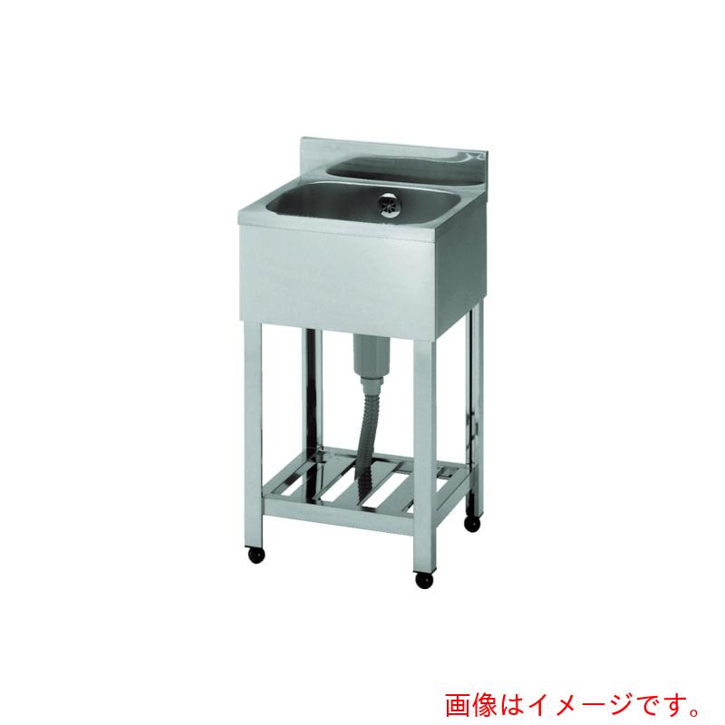 【別途送料あり】東製作所（azuma）　一槽シンク（ホース付）　７５０×６００×８００　【品番：HP1-750】