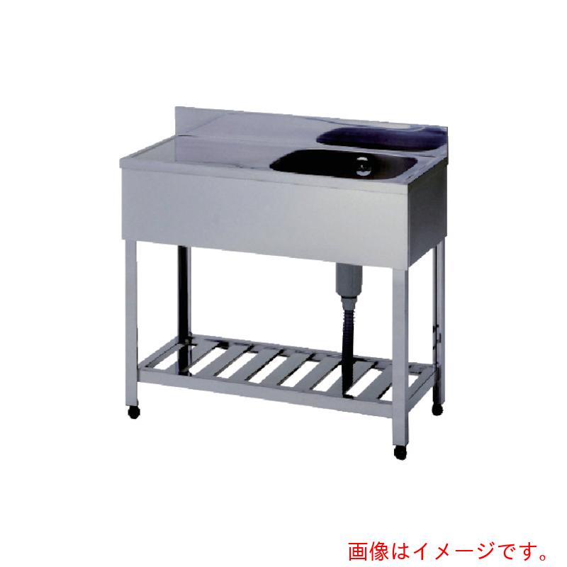 【別途送料あり】東製作所（azuma）　一槽水切シンクＢＧ無ホース付左シンク　９００&times;６００&times;８００　【品番：HPMC1-900-L】｜住設プロ　店
