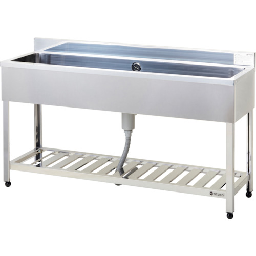 【別途貨物輸送あり】東製造所（azuma） 一槽シンク（導管付） １５００×４５０×８００ 【品番：KP1-1500】