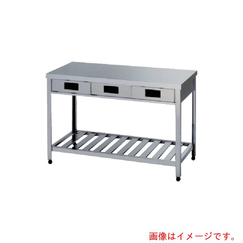 【別途送料あり】東製作所（azuma）　片面引出し付作業台スノコ板付　１５００×９００×８００　【品番：LTO-1500】