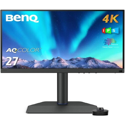 【別途貨物輸送あり】ベンキュージャパン（BENQ） ＜ＢｅｎＱ＞２７in液晶見せびらかす（３８４０ｘ２１６０／うす暗い薄墨色）南西２７２Ｕ 【品番：SW272U】