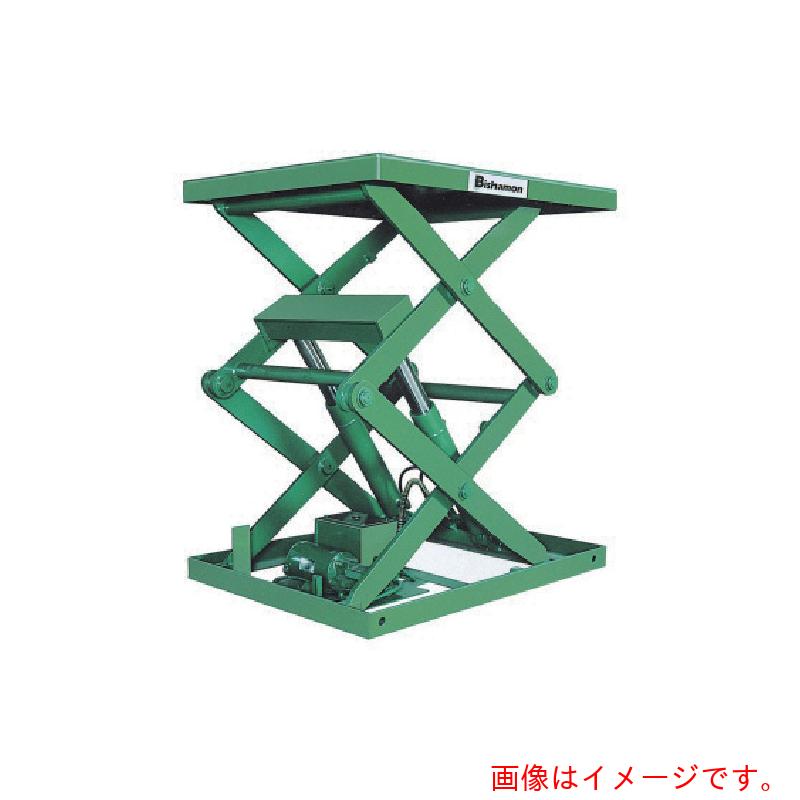 【別途送料あり】スギヤス（Bishamon）　テーブルリフト　１ＴＯＮ　均等荷重１０００ｋｇ　揚程２４００ｍｍ　テーブル寸法２０００×１２００ｍｍ　【品番：2AX100CW-B】