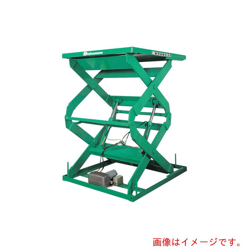 【別途送料あり】スギヤス(Bishamon) テーブルリフト 1TON フットスイッチ 均等荷重1000kg 揚程1250mm テーブル寸法1000×850mm 【品番:2X10910F】|住設プロ 店