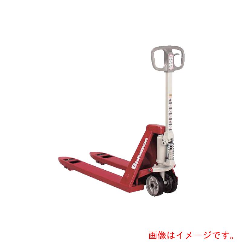 【別途送料あり】スギヤス（Bishamon）　ハンドパレットトラック　低床式　均等荷重２５００ｋｇ　フォーク長さ８１０ｍｍ　【品番：BM25D-L65】