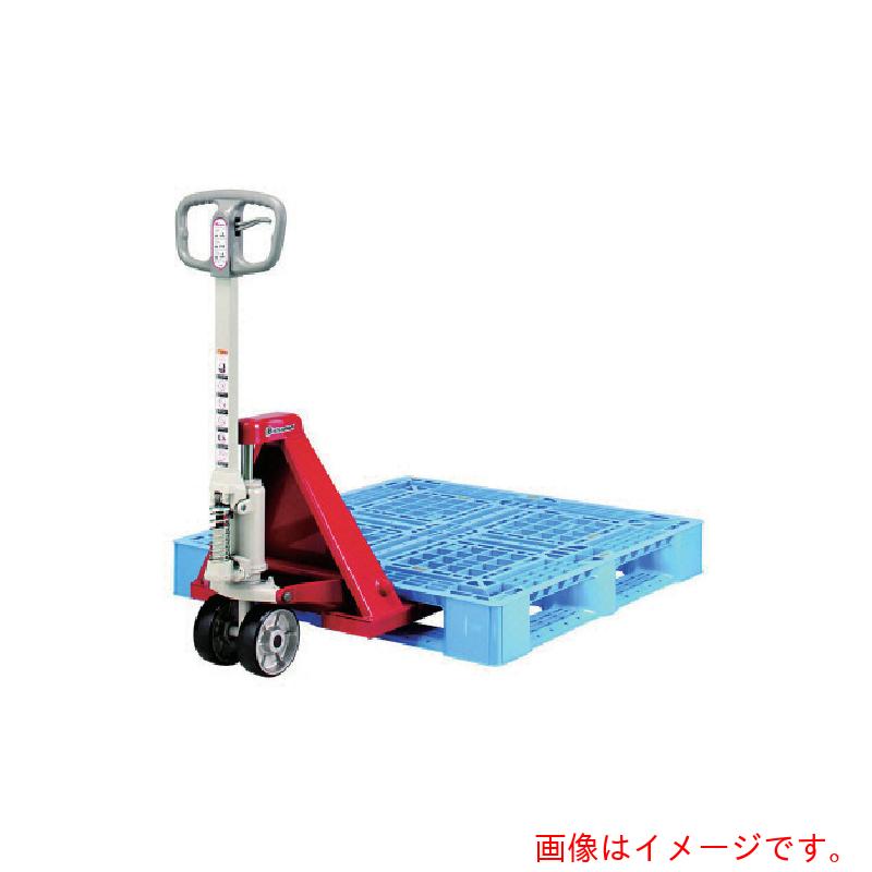 【別途送料あり】スギヤス（Bishamon）　ハンドパレットトラック　片面パレット対応　均等荷重１１００ｋｇ　フォーク高さ（最高）２００×（最低）８０ｍｍ　【品番：BMP11S】