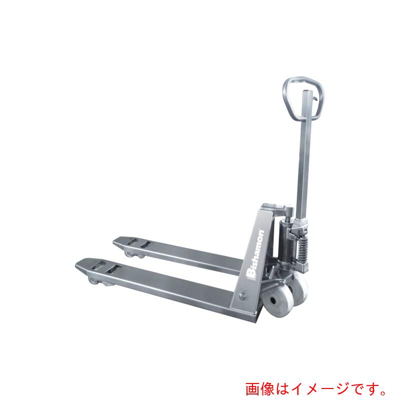 【別途送料あり】スギヤス（Bishamon）　ハンドパレットトラック　準ステンレス製　均等荷重３０００Ｋｇ　フォーク長さ１１５０×幅１５３×間隔２１４ｍｍ　【品番：BMS30L-HL】