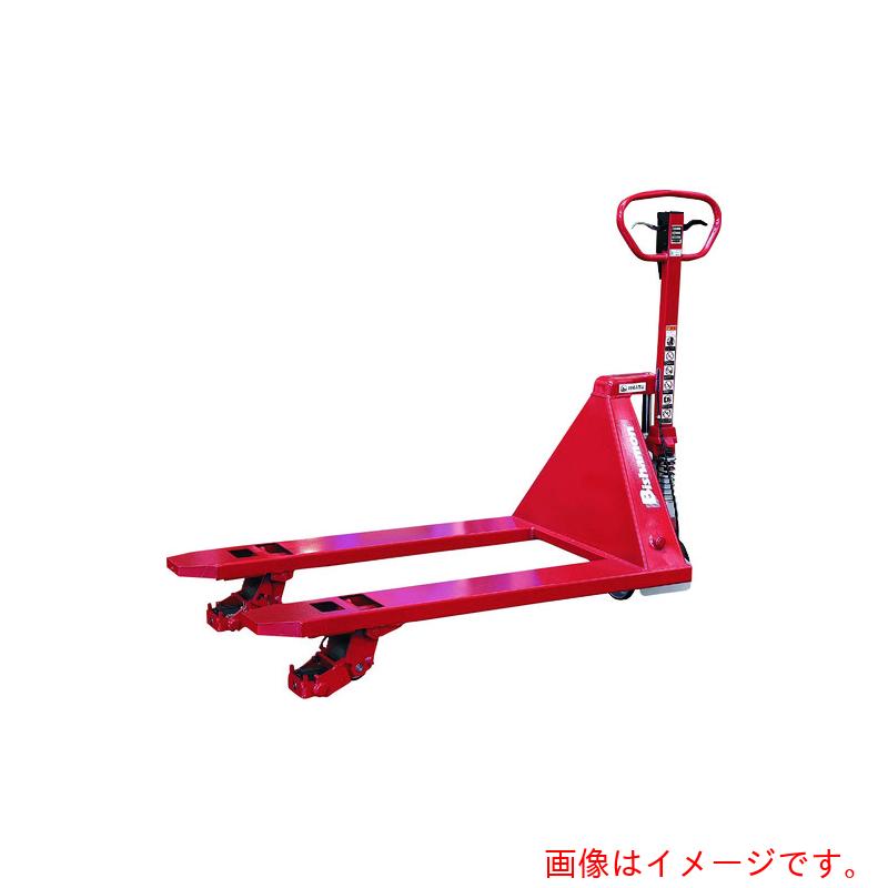 【別途送料あり】スギヤス（Bishamon）　ハンドパレットトラック　横移動タイプ　均等荷重１５００ｋｇ　フォーク長さ６００×幅１５３×間隔３７９ｍｍ　【品番：BMY15S3】