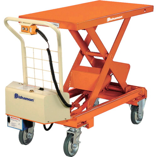 【別途送料あり】スギヤス（Bishamon）　ハンドリフター　リフターＢＸ（電動式）　均等荷重７５０ｋｇ　テーブル寸法１０１０&times;５１８ｍｍ　【品番：BX75B】｜住設プロ　店