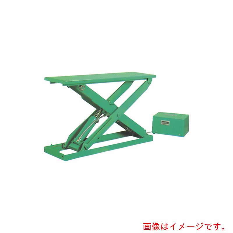 【別途貨物輸送あり】スギヤス（Bishamon） 早見表昇降機 １ＴＯＮ フットスイッチ 首尾一貫した掛け目１０００ｋｇ 揚程９５０粍 【品番：X10415-F】