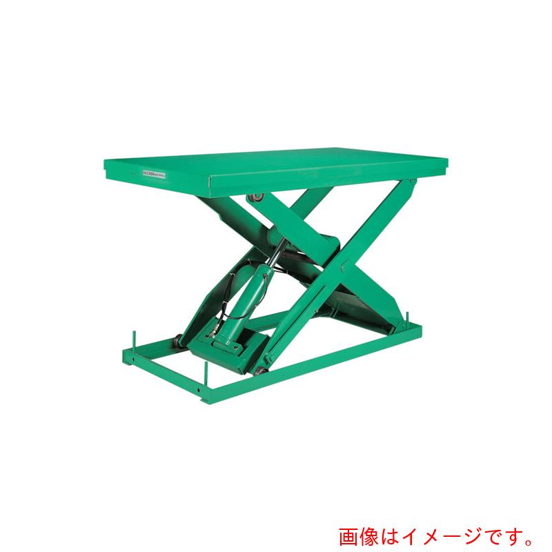 【別途送料あり】スギヤス(Bishamon) テーブルリフト 3TON フットスイッチ 均等荷重3000kg 揚程800mm テーブル寸法1300×700mm 【品番:X30713F】|住設プロ 店