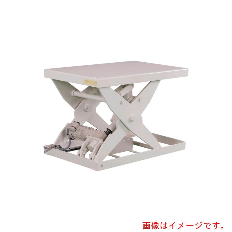 【別途送料あり】スギヤス（Bishamon）　テーブルリフト　電動式リフト　２ＴＯＮ　フット式　均等荷重２０００ｋｇ　テーブル寸法１８００×１０００ｍｍ　【品番：XS201018F】