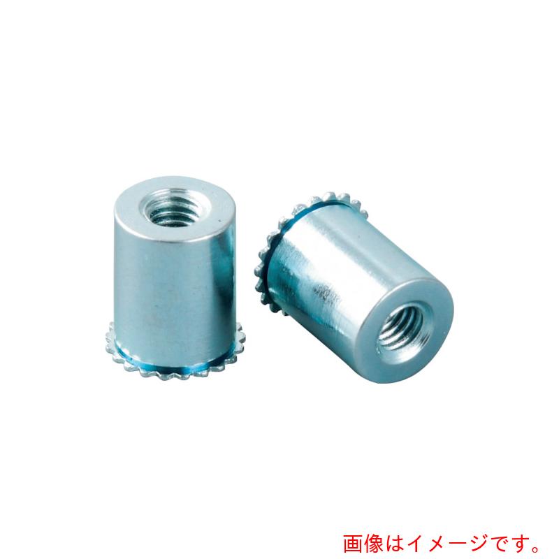 ボーセイキャプティブ（BOHSEI CAPTIV）　セルフクリンチングスペーサー０．５～０．８ｍｍ板厚対応型（スルータイプ／ステンレス）　Ｍ３　（１０００個入）　【品番：TDFS05-M3-6】｜住設プロ　店