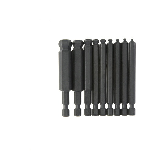 ボンダス・ジャパン(BONDHUS) ボールポイント・パワービット セット9本組(2-12mm) 【品番:BHX9M】