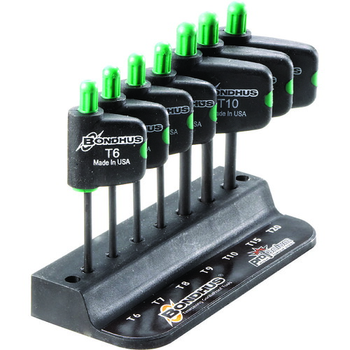 ボンダス・ジャパン（BONDHUS）　トルクス［［Ｒ］］フラッグハンドル　セット７本組（Ｔ６－Ｔ２０）　【品番：TFX7】