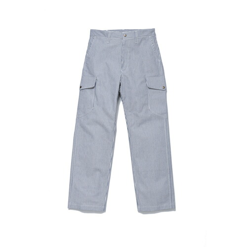 ボンマックス（BONMAX） Ｌｅｅ細工物御召しもの メンズカーゴパンツ 白いこと×青み ＸＸＬ 【品番：LWP66002-18-XXL】