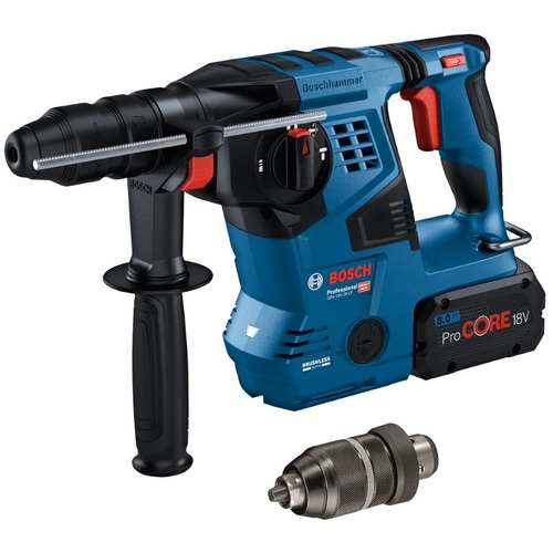 BOSCH（ボッシュ） １８Ｖコードレスハンマードリル＋蓄電池申し受ける器仕掛ける 【品番：GBH18V-28CFHSET】