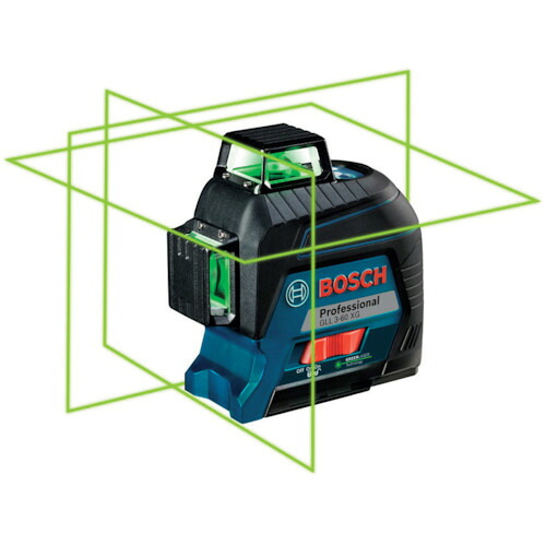 BOSCH（ボッシュ） レーザ墨出し器（緑であることレーザ） 【品番：GLL3-60XG】