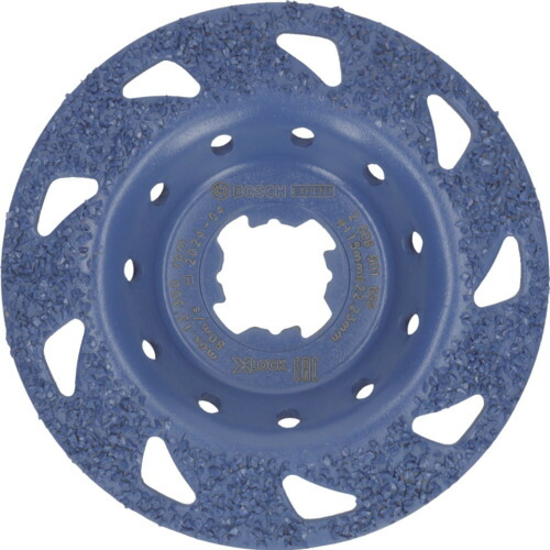 ボッシュ X-LOCK超硬カップホイール 115mm ベント 中目 【品番:2608901688】