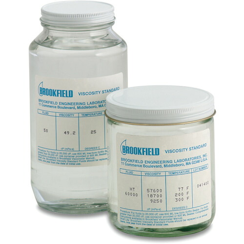 BROOKFIELD 原則として用ケイ素樹脂粘度判定基準液 ５００ＣＰ 【品番：500CPS】