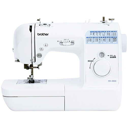 ブラザー販売　ｂｒｏｔｈｅｒ　家庭用ミシン　ＭＳ&minus;２０００　ホワイト　４１．８&times;１９．０&times;３０．６　【品番：CPV0202】｜住設プロ　店