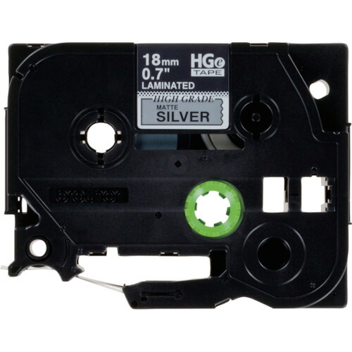 ブラザー工業（brother）　ＨＧＥテープ　黒文字／銀（つや消し）／１８ｍｍ　【品番：HGE-M941V】 8,034円