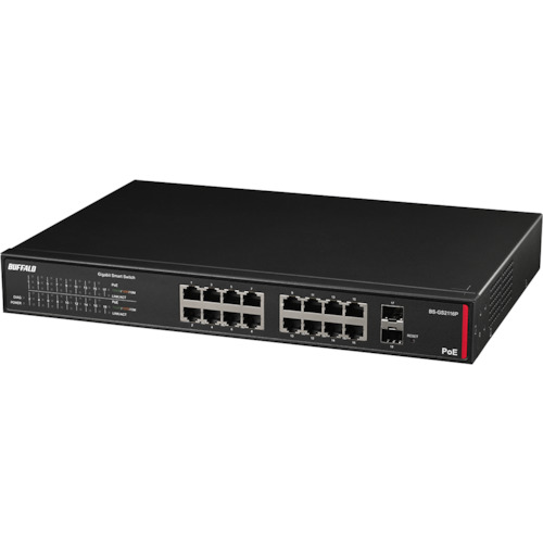 緩衝装置置き目（BUFFALO） 法人向け 座標軸２ Ｇｉｇａ ＰｏＥ かっこ良い取り替えっこ 【品番：BS-GS2116P】
