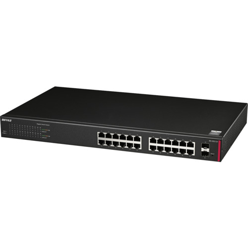 【別途送料あり】バッファロー（BUFFALO）　法人向け　レイヤー２　Ｇｉｇａ　スマートスイッチ　【品番：BS-GS2124】｜住設プロ　店
