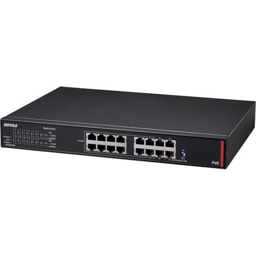 バッファロー（BUFFALO）　　法人向け　Ｇｉｇａ対応　Ｌａｙｅｒ２　アンマネージスイッチ　【品番：BS-GU2116P】