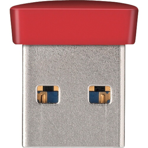 バッファロー（BUFFALO）　ＵＳＢ３．０対応　マイクロＵＳＢメモリー　３２ＧＢ　レッド　【品番：RUF3-PS32G-RD】