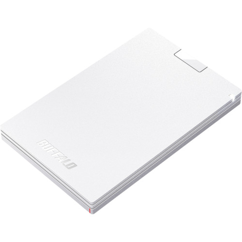 バッファロー（BUFFALO）　ＵＳＢ３．２（Ｇｅｎ１）　ポータブルＳＳＤ　Ｔｙｐｅ－Ａ　１．０ＴＢ　ホワイト　【品番：SSD-PG1.0U3-WC】