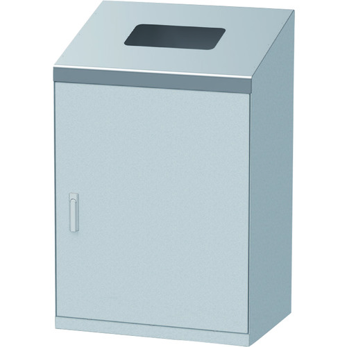 【別途貨物輸送あり】ぶんぶく（BUNBUKU） リサイクルトラッシュＮＥＯ ９０Ｌ シルバーメタリック 【品番：RT-90-SV】