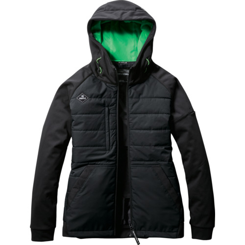 バートル　BURTLE　ヒーターフーディジャケット３２２０－３５－Ｌブラック　【品番：3220-35-L】