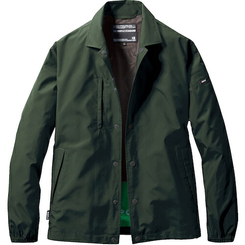 バートル　BURTLE　コーチジャケット　７１０－１４－Ｌ　ミルスグリーン　【品番：710-14-L】