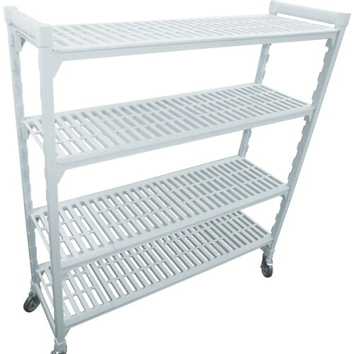 【別途送料あり】CAMBRO　可動ユニット　カムシェルビング　プレミアム移動式シェルフ　１５２０×４６０×１７００ｍｍ　【品番：CPMU186067V4】