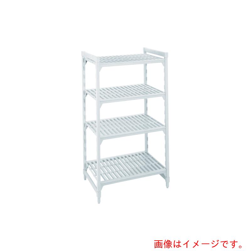 【別途送料あり】CAMBRO　固定基本ユニット　カムシェルビングプレミアムシェルフ　ベンチ型４段　１５２０&times;４６０&times;１８３０ｍｍ　【品番：CPU186072V4】｜住設プロ　店