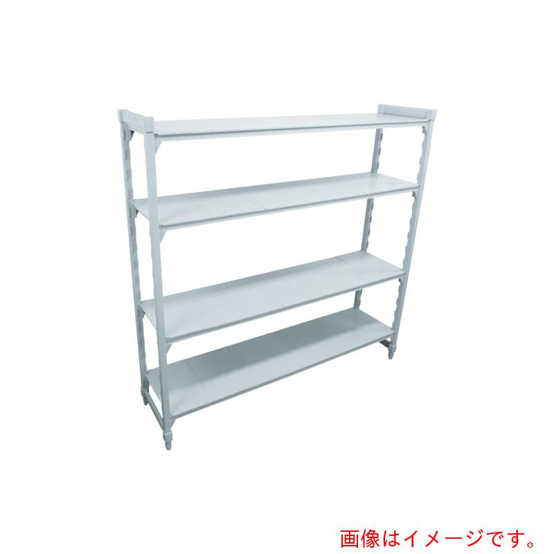 【別途送料あり】CAMBRO　固定基本ユニットカムシェルビングプレミアムシェルフ　ソリッド型４段　１２２０&times;６１０&times;１８３０ｍｍ　【品番：CPU244872S4】｜住設プロ　店