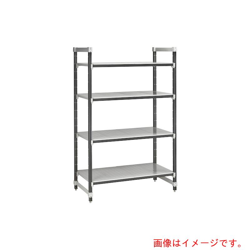 CAMBRO 固定基本ユニット カムシェルビング エレメンツエクストラシリーズ ソリッド型4段 単体型 910×460×1830mm 【品番:EXU183672S4】|住設プロ 店