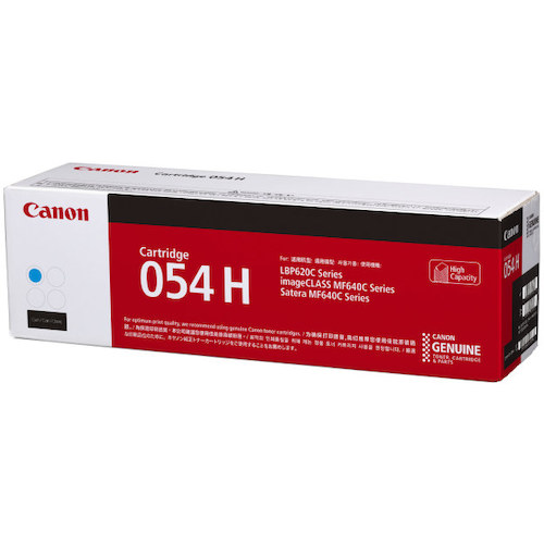 Canon（キヤノンマーケティングジャパン）　トナーカートリッジ　ＣＲＧ－０５４ＨＣＹＮ（シアン）　【品番：CRG-054HCYN】