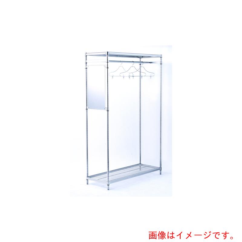 【別途貨物輸送あり】キャニオン（Canyon） ステンレスハンガーラック 鏡鑑付 ＳＨＲ－２６６２Ｍ 【品番：SHR2662M】