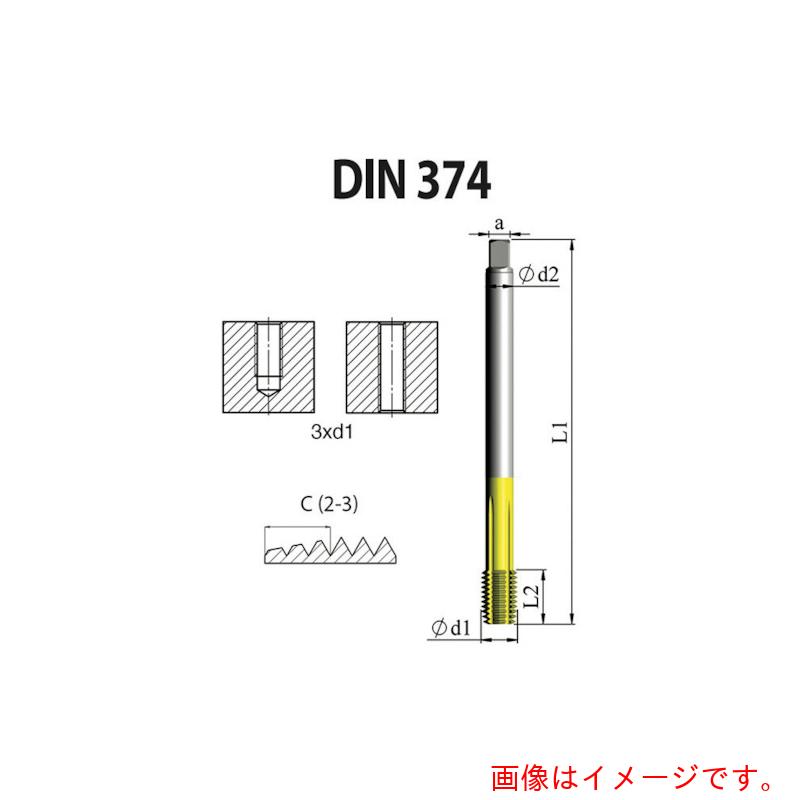 Carmex　ＮＯＧＡ　ＤＩＮ－３７４　高性能　転造タップ　Ｍ１２ｘ１．０　ＸＴ７　【5個】　【品番：FD4CM12X1.06X7X】