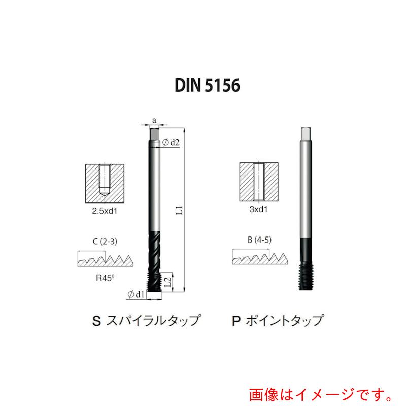 Carmex　ＮＯＧＡ　ＤＩＮ－５１５６　高機能ＨＰＣスパイラルタップＧ１－１１　ＸＴ３　【3個】　【品番：SD5156CG13XT】