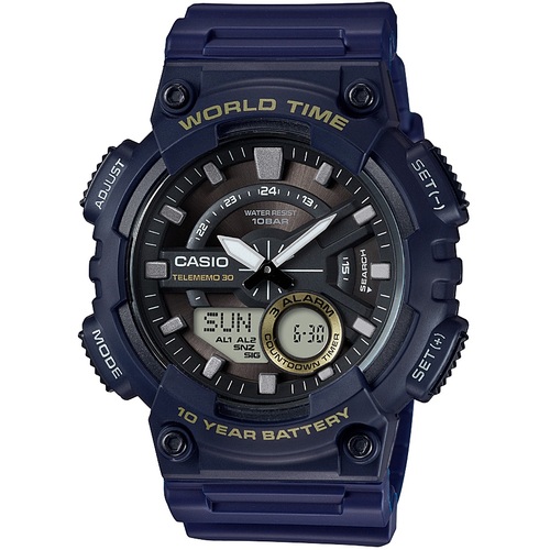 カシオ計算機（CASIO）　アナログウオッチ　カシオコレクションスタンダード　１０気圧防水　【品番：AEQ-110W-2AJH】