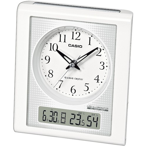 カシオ計算機（CASIO）　カシオ電波置時計　【品番：TQT-351NJ-1JF】