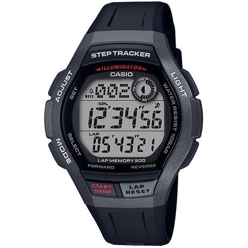 カシオ計算機（CASIO）　デジタルウオッチ　カシオコレクションスポーツ　１０気圧防水　【品番：WS-2000H-1AJH】