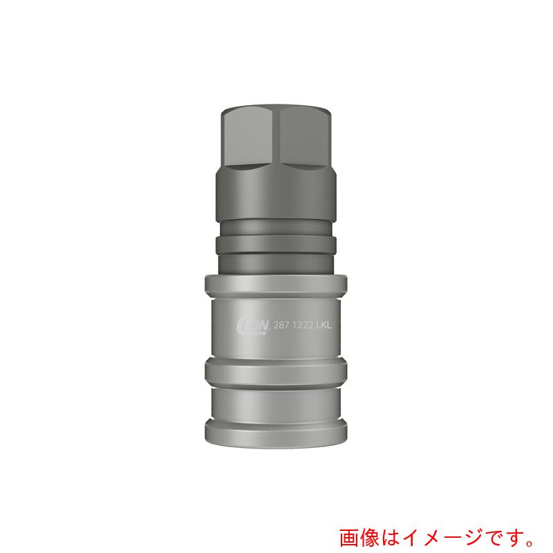 セインジャパン（CEJN） ウルトラフローカップリング（ソケット）呼径５粍 軽銀製 Ｇ３／８メネジ ＥＰＤＭ 【品番：10-287-1224】