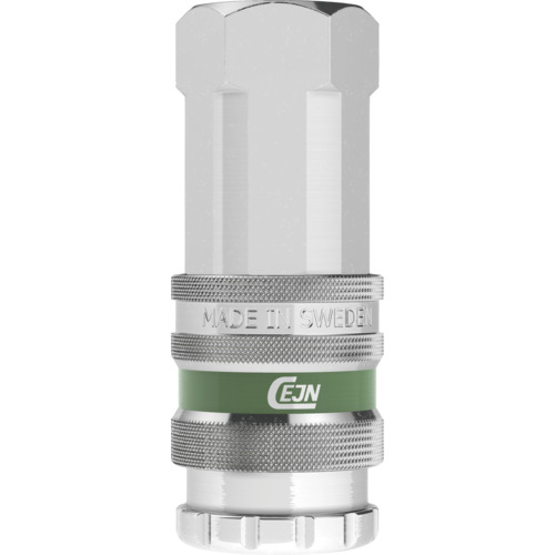 セインジャパン（CEJN）　シリーズ３４２　安全ロック機構付カップリング　ＮＰＴ３／８　メネジ　【10個】　【品番：10-342-1404】