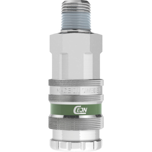 セインジャパン（CEJN）　シリーズ３４２　安全ロック機構付カップリング　ＮＰＴ３／８　オネジ　【10個】　【品番：10-342-1454】