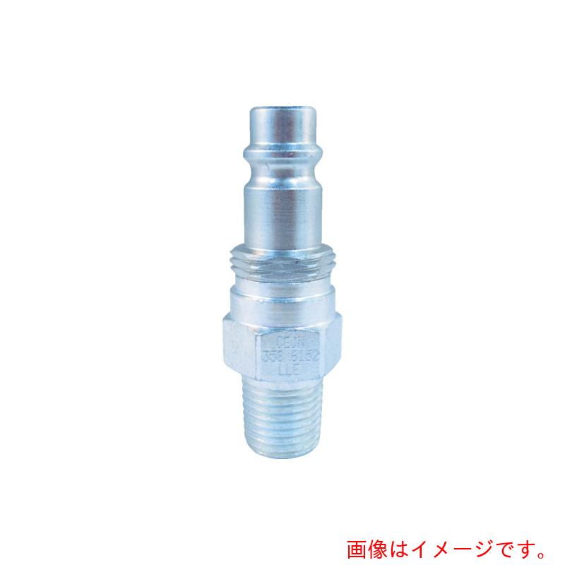 セインジャパン（CEJN）　スナップ・チェック／３５８　ワンタッチ検圧ニップル　バルブ付き　Ｒ３／８　オネジ　【品番：10-358-6154】