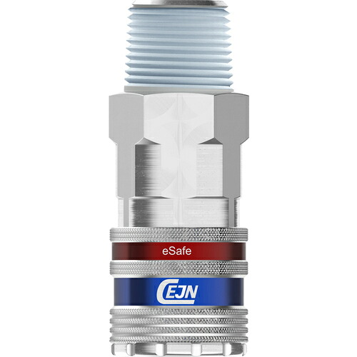 セインジャパン（CEJN）　シリーズ４１６ｅＳａｆｅカップリング　ＮＰＴ３／８メネジ　【10個】　【品番：10-416-2454】